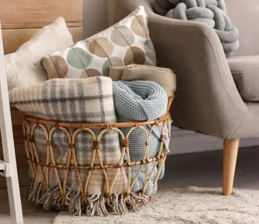 How To Store Your Blankets Safely And With Style