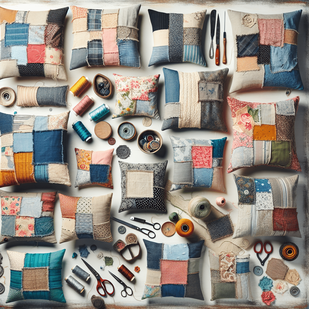 How To Make DIY Pillows From Old Clothes And Fabrics At Home
