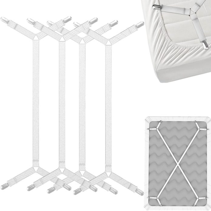 feelathome bed sheet holder straps criss cross review