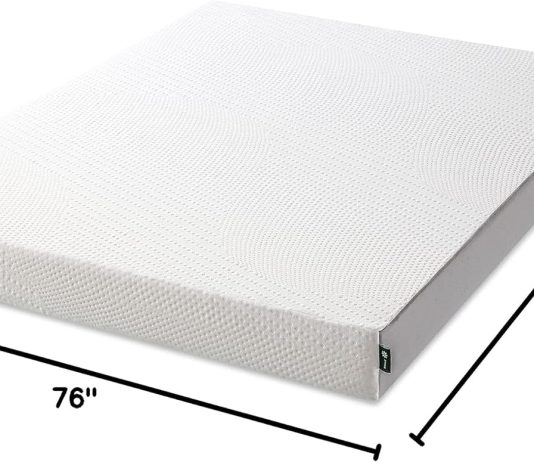 zinus cooling essential foam mattress review