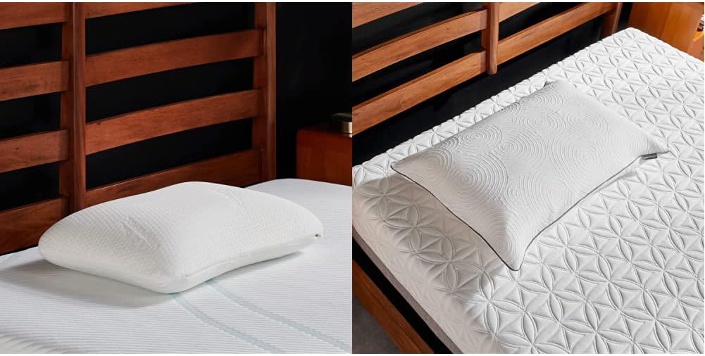 Tempur-Pedic Memory Foam Symphony Pillow Luxury Soft Feel, Standard, White