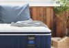 coolvie queen mattresses 12 inch queen size mattress in a box hybrid construction individual pocket springs with memory
