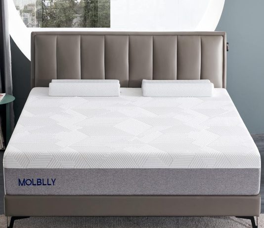 molblly king mattress 12 inch gel memory foam king size mattress in a box medium firm bed mattress king cool sleep comfy 2