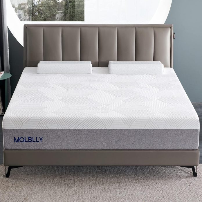 molblly king mattress 12 inch gel memory foam king size mattress in a box medium firm bed mattress king cool sleep comfy 2